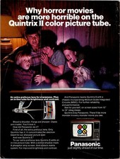 Panasonic Quintrix II Color Picture Tube anni 70 pubblicità stampa vintage originale