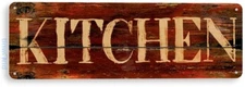 TIN SIGN Kitchen Store Farm Cottage Cook Rustic Kitchen Metal Decor A463