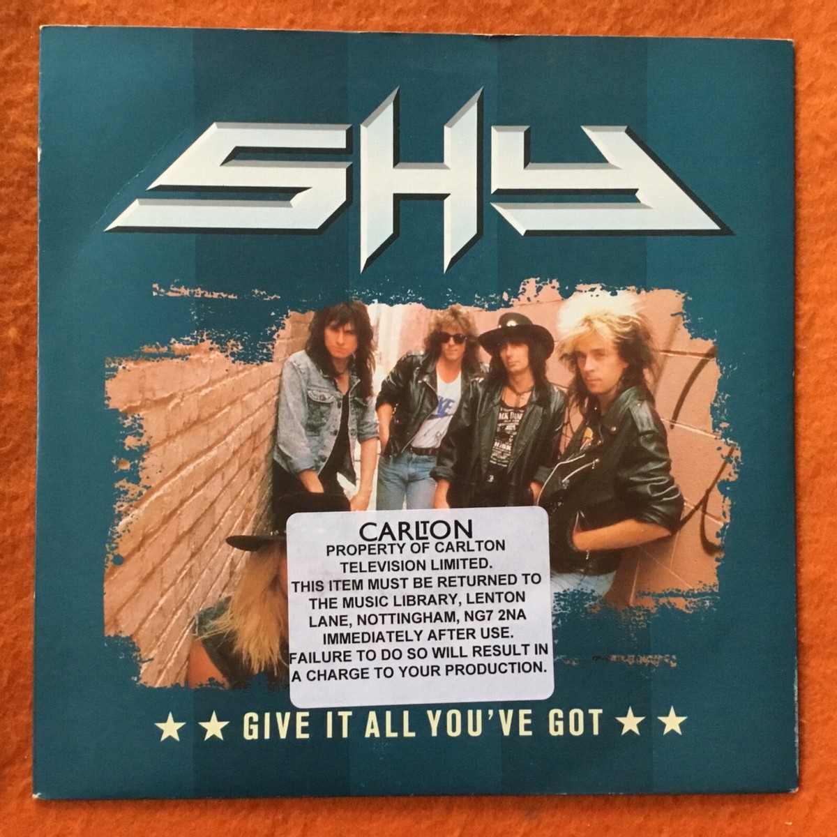 その他 Give It All You&#39;ve Got [CD] Shy Give It All You've Got 1989 UK 7