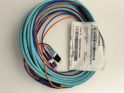 8M Fiberoptic Cable Assembly GOLD 664193 Corning Cable Systems