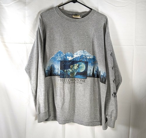 yellowstone national park long sleeve t shirts