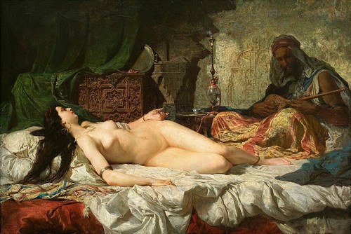 high quality oil painting handpainted on canvas"The Odalisque" - Picture 1 of 1