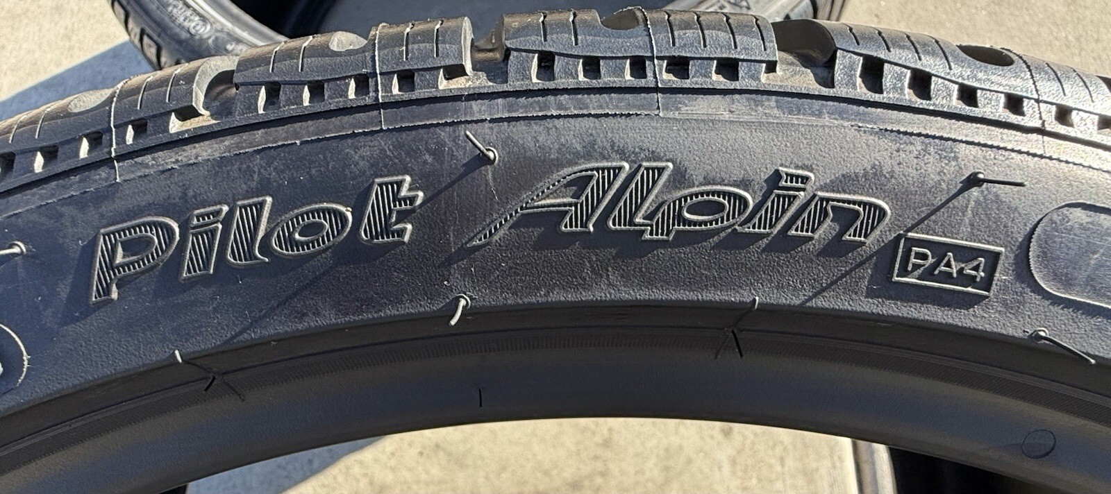 TWO BRAND NEW 335/25R20 103W Michelin Pilot Alpin PA4 Winter Snow Tires ...