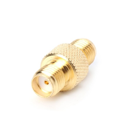 RF SMA Female to SMA Female High frequency Adapter Copper Coax Connector Coupler - Zdjęcie 5 z 7