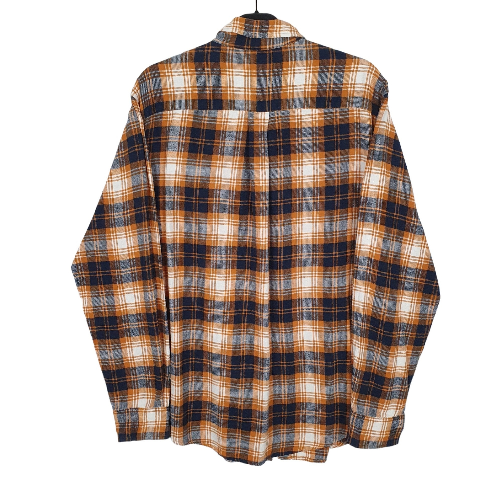 CROFT & BARROW Brown Check Shirt Flannel Shacket Long Sleeve Casual Mens M image 3