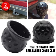 2 Stück 50 mm Anhängerkupplung Kappe Wohnwagen Anhängerkupplung Kugelschutz Gummiabdeckung UK