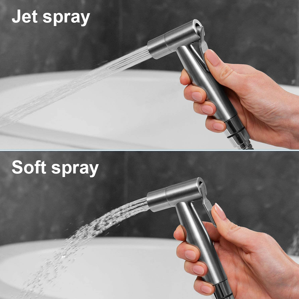 Stainless Steel Handheld Douche Bidet Toilet Spray Shower Shattaf