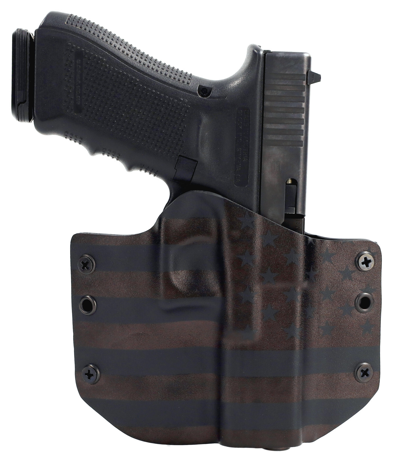 NT Hybrid IWB Holster For Springfield Handguns - Stealth Black Kydex/Leather, Inside Waistband Concealed Carry