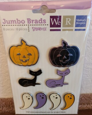 We R Memory Keepers Jumbo Brads for Crafts, Scrapbooking, Cards Halloween   #48