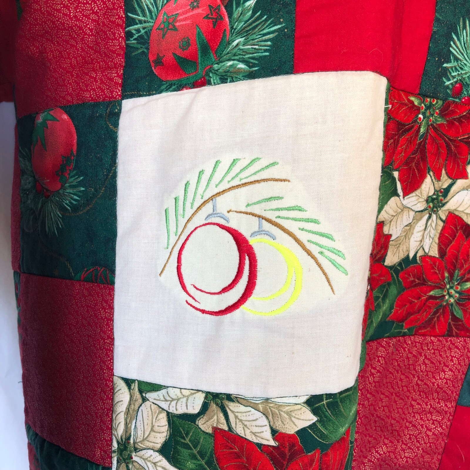 Vintage Handmade Quilted Patchwork Coat Jacket Ch… - image 3