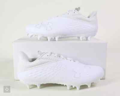 UNDER ARMOUR BLUR SMOKE MC ホワイト Under Armour Blur Smoke MC White Grey Football Cleats Men's Size 8