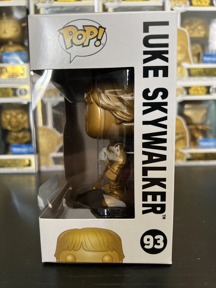 Funko Pop Star Wars Luke Skywalker 93 Exclusive Gold Metallic