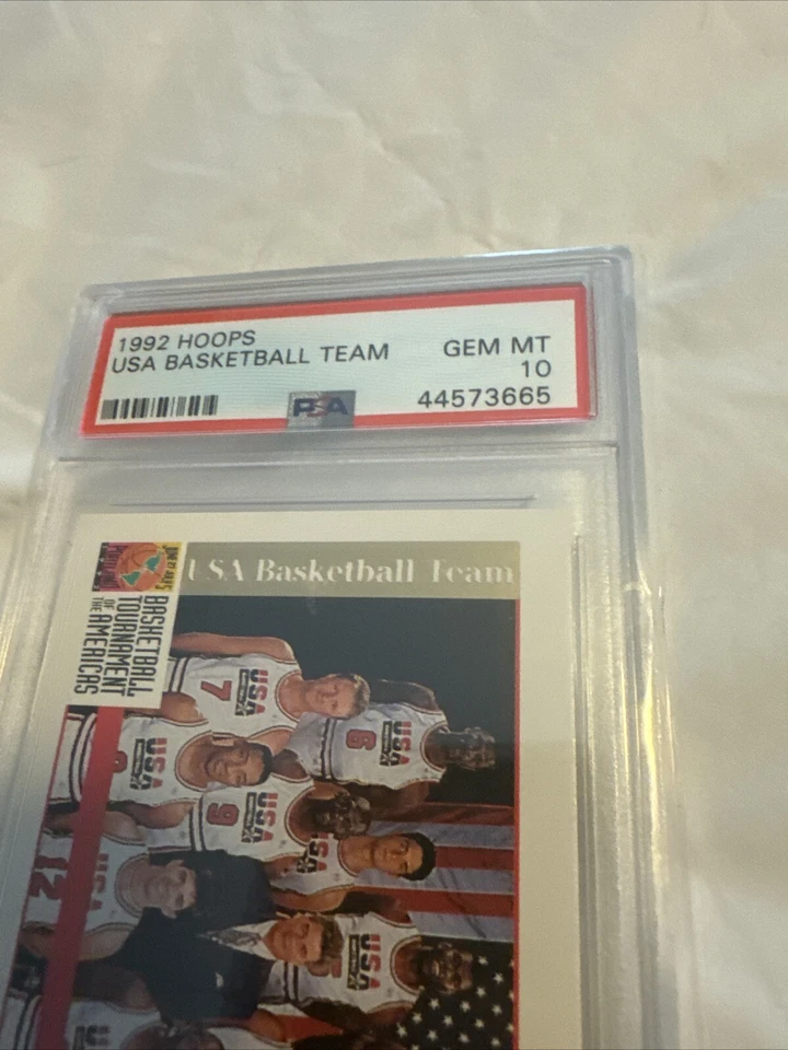 PSA 10 GOLD FOIL 1992 HOOPS USA DREAM TEAM OLYMPIC MEDAL WINNER BASKETBALL CARD - Image 2 of 4
