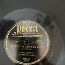 78 rpm records Louis Jordan