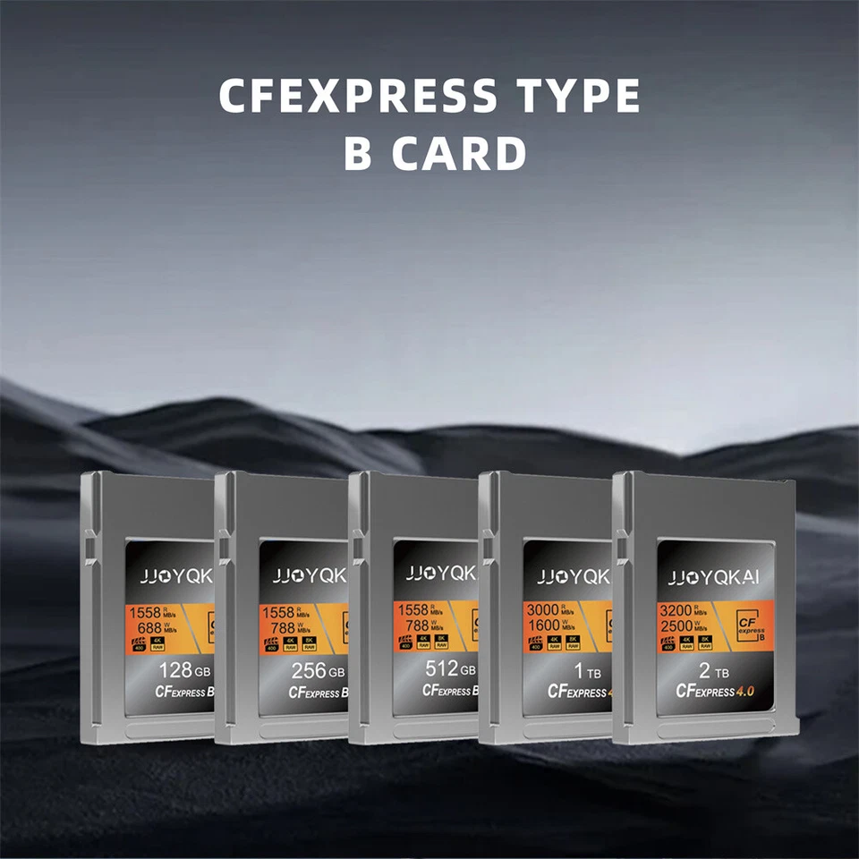 JJOYQKAI CFexpress Type B Speicherkarte 128GB 256GB 512GB 1TB 2TB für Canon Nikon - Bild 2 von 4