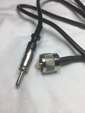  12"  ANTENNA PATCH CABLE ADAPTER  RG-58 PL-259 to MOTOROLA PLUG