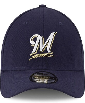New Era Milwaukee Brewers MLB Team Classic 39THIRTY Size Medium
