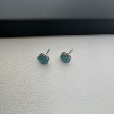 8mm Galaxy Stud Earrings for Men Women