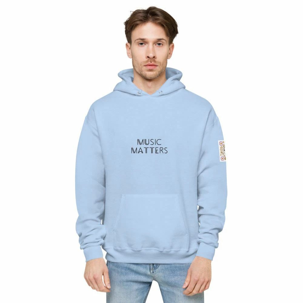 Music Matters Fleece Hoodie - Perasoul Studios Streetwear