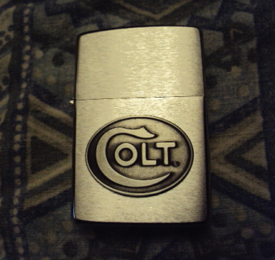 COLT Zippo Lighter Emblem XIV 1998 Colt Case Red Seal Never Fired