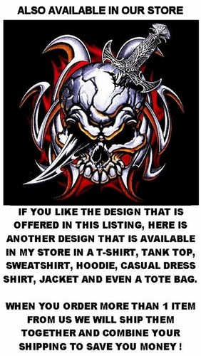CAMISETA ESTILO ZOMBI CALAVERAS GÓTICAS EMBRUJADAS POSEÍDAS MAL GRITANDO MALVADAS AB12 - Imagen 4 de 12