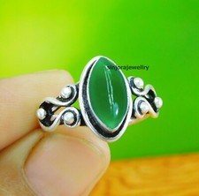 Green Onyx Gemstone 925 sterling silver handmade Gift Ring US size 5 to 10