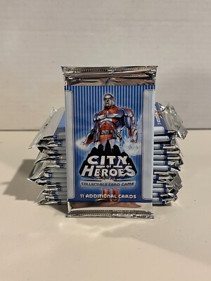 City of Heroes CCG Booster Pack AEG Cryptic NCSOFT New Sealed