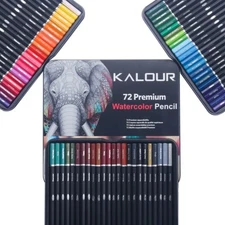 Kalour Premium Artist 72 Colouring Pencils Soft Core Drawing Blending Shading