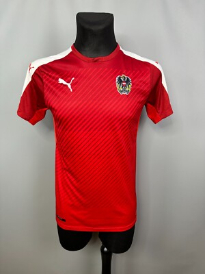 AUSTRIA 2016 2017 HOME SHIRT FOOTBALL SOCCER JERSEY PUMA MEN SIZE S
