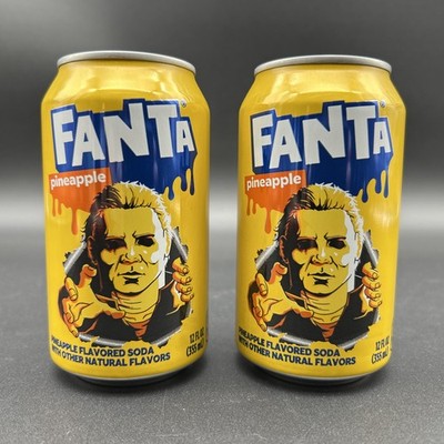 Fanta Halloween 2 - 2025 - 2 Cans - Michael Myers  -  Pineapple