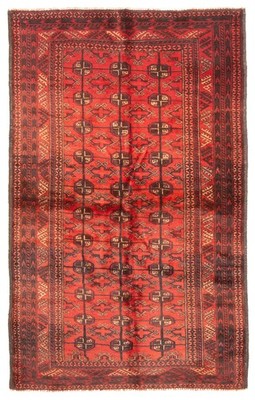 Traditional Vintage Hand-Knotted Area Rug 3'8'' x 5'11'' Oriental Wool Carpet