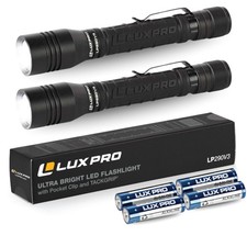LP290V3 LED Flashlight - Bright 300 Lumens with 3 Light Modes - Aircraft-Grad...