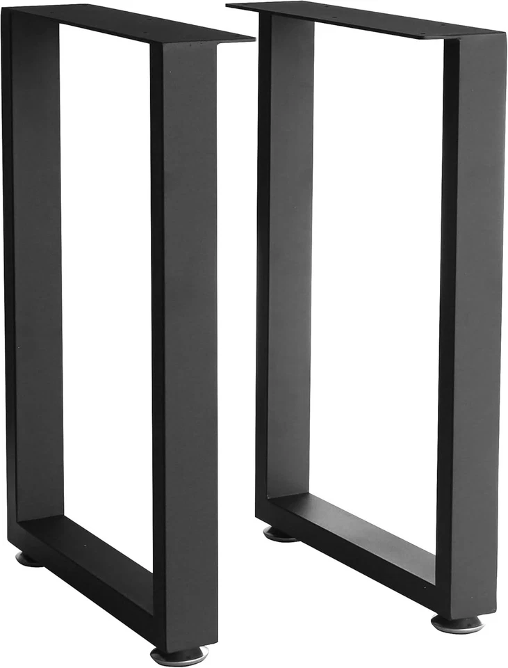 Patas de muebles de metal de 16 pulgadas pies ajustables para mesas de centro escritorios y bancos Foto 3 de 4