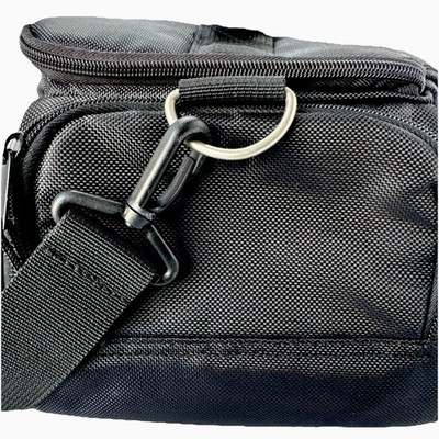 DOLICA Camera Bag Black W Strap DSLR Mirrorless Padded Dividers 13