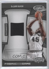 2009-10 Certified Fabric of the Game 203/250 DeJuan Blair #FOG-DB 0j0