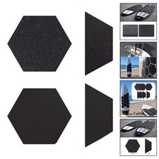 Hexagon Surfbrett-Pads, Deck-Pads, Premium-Deck-Griffmatte, wachsfrei, für