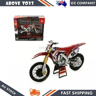 NewRay 1:12 Scale Honda Racing 2017 Licensed Diecast Model Toy Ken Roczen Hrc