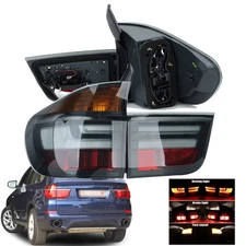 1 Set Smoked LED Tail Light For BMW E70 X5 2007-2011 2012 2013 Rear Brake Lamp