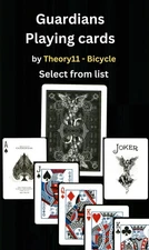 Guardians playing cards by Bicycle Theory11 – Select from list – ZV 45