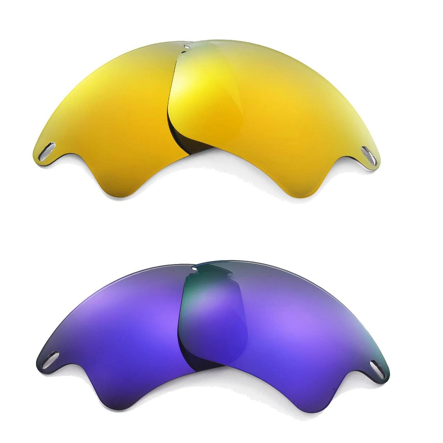 Walleva Two Pairs Polarized Lenses For Oakley Fast Jacket XL - 24K Gold + Purple
Opens in a new wind
