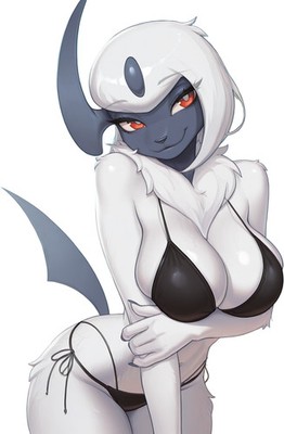 Absol Pokemon Anthro Vinyl Car Decal Sticker 7'' Weatherproof