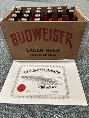 Budweiser Vintage Wooden Beer Crate | eBay