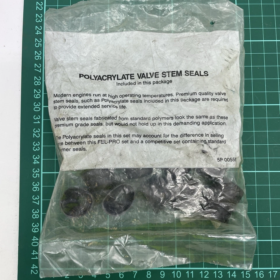 FEL-PRO Polyacrylate Valve Stem Seals 5P-00555 Pack of 16 NOS - Image 3 of 4