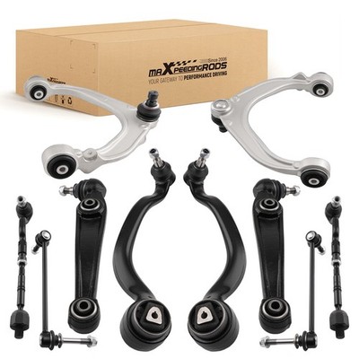 Control Arm Ball Joints Sway Link & Tie Rod Suspension Kit For BMW X5 X6 E70 E71