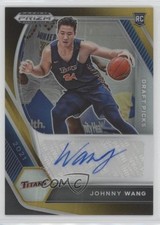 2021-22 Panini Prizm Draft Picks Black Gold 2/5 Johnny Wang #DP-JWA Auto 0c3