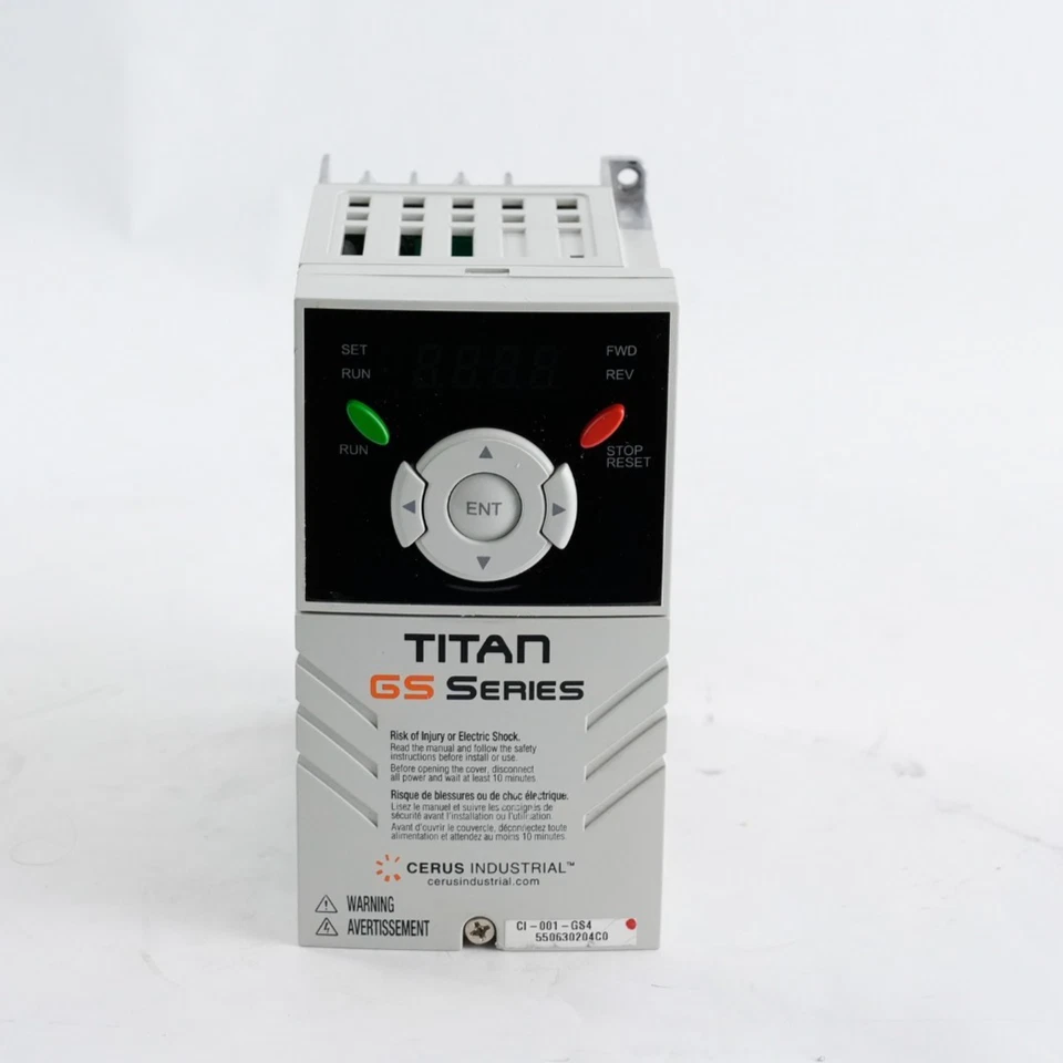 CERUS Industrial Titan GS Series CI-001-GS4 AC Drive 480V 3.6A 3-Phase CI001GS4 - Image 2 of 4