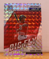 MOSAIC PANINI PRIZM CHASE BASEBALL CARD BIG FLY RAFAEL DEVERS BOSTON RED SOX