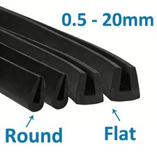 U Shape Guard Edging Trim Seal Strip Rubber 1mm-20mm Door Table Edge Protector