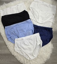 NWT Hanes Women's Cotton Briefs 7-Pack - Size M / 7 - New Without Tags
