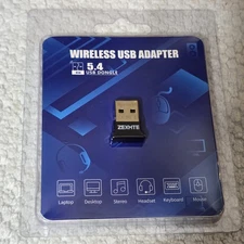 5.4 USB Bluetooth Adapter Dongle for PC Laptop Mouse Keyboard Headset Speaker